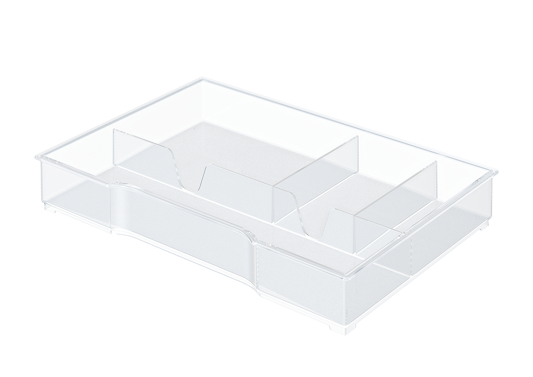 L:ORGANIZER TRAY WOW CUBE TRANSPARENT