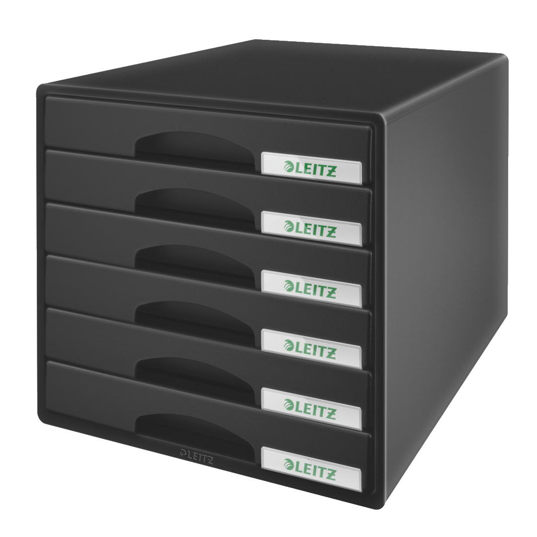 L:DRAWER CABINET 6D PLUS BLACK