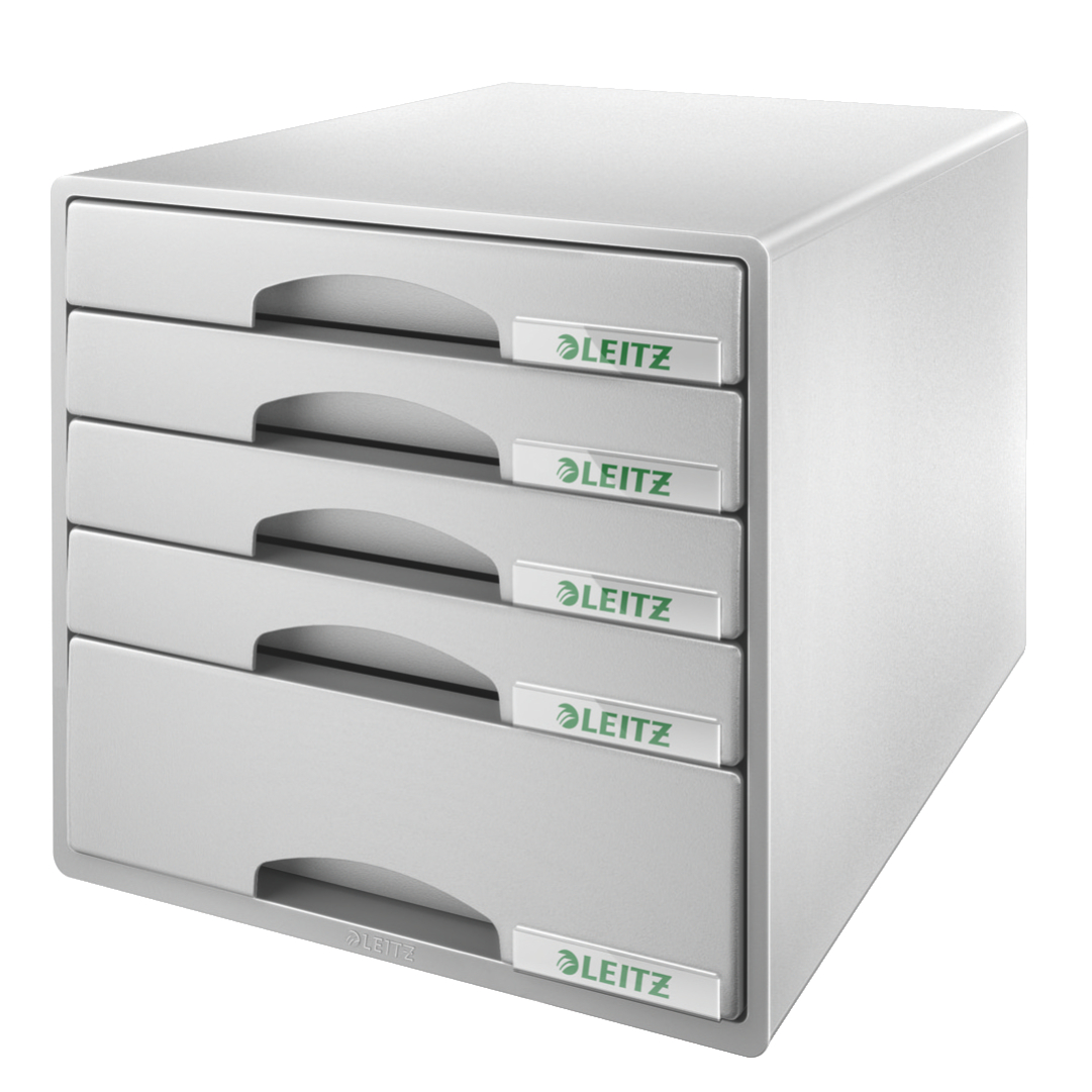 L:DRAWER CABINET 5D PLUS GREY