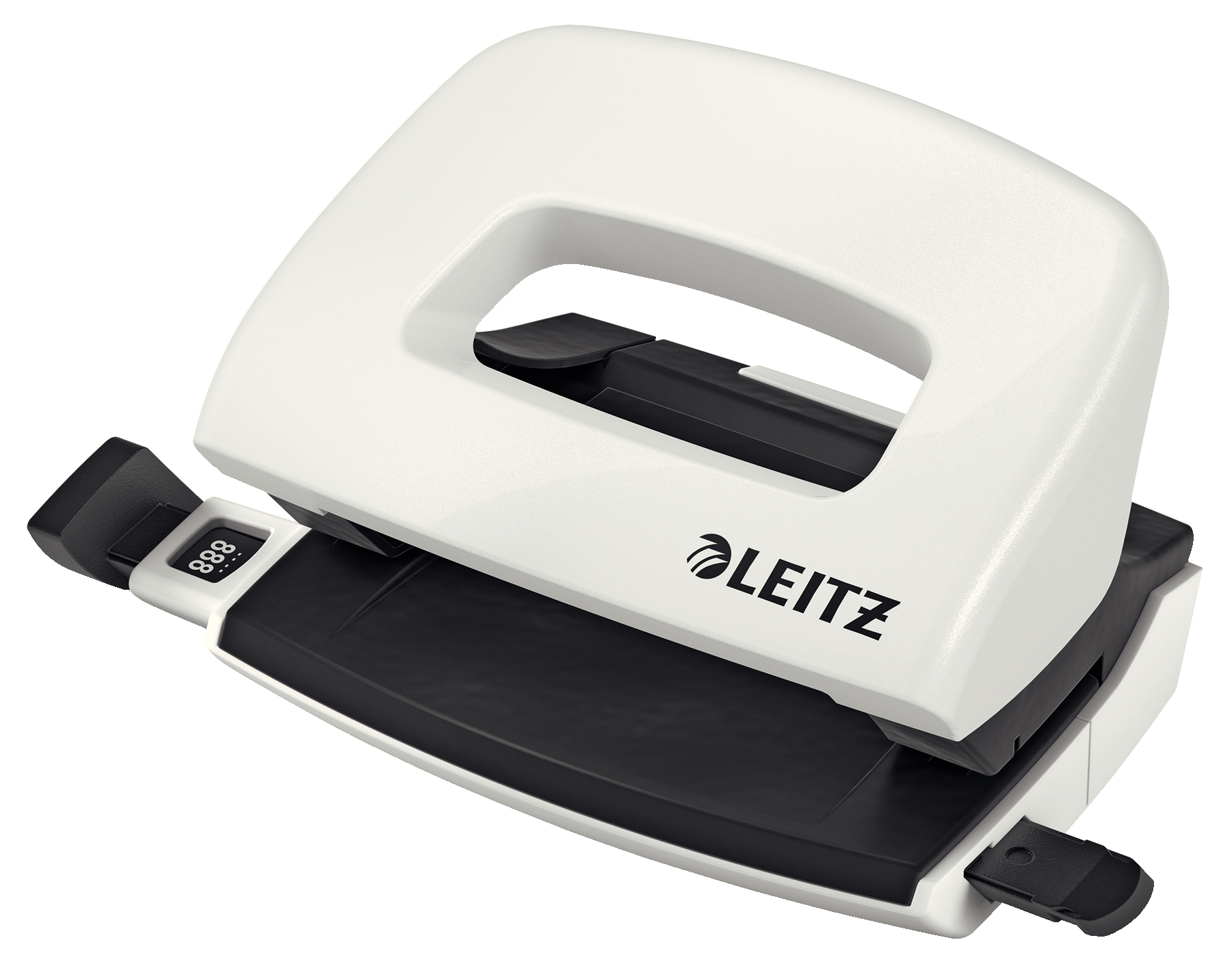 Leitz NeXXt. WOW Mini Metal 2 Hole Punch. Punches Up To 10 Sheets. Pearl White