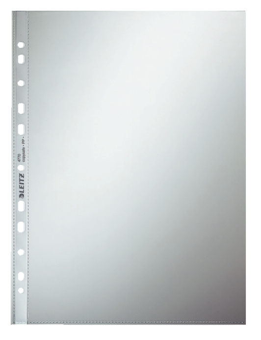 LEITZ POCKET PP 75MIC CLEAR A4 PK100
