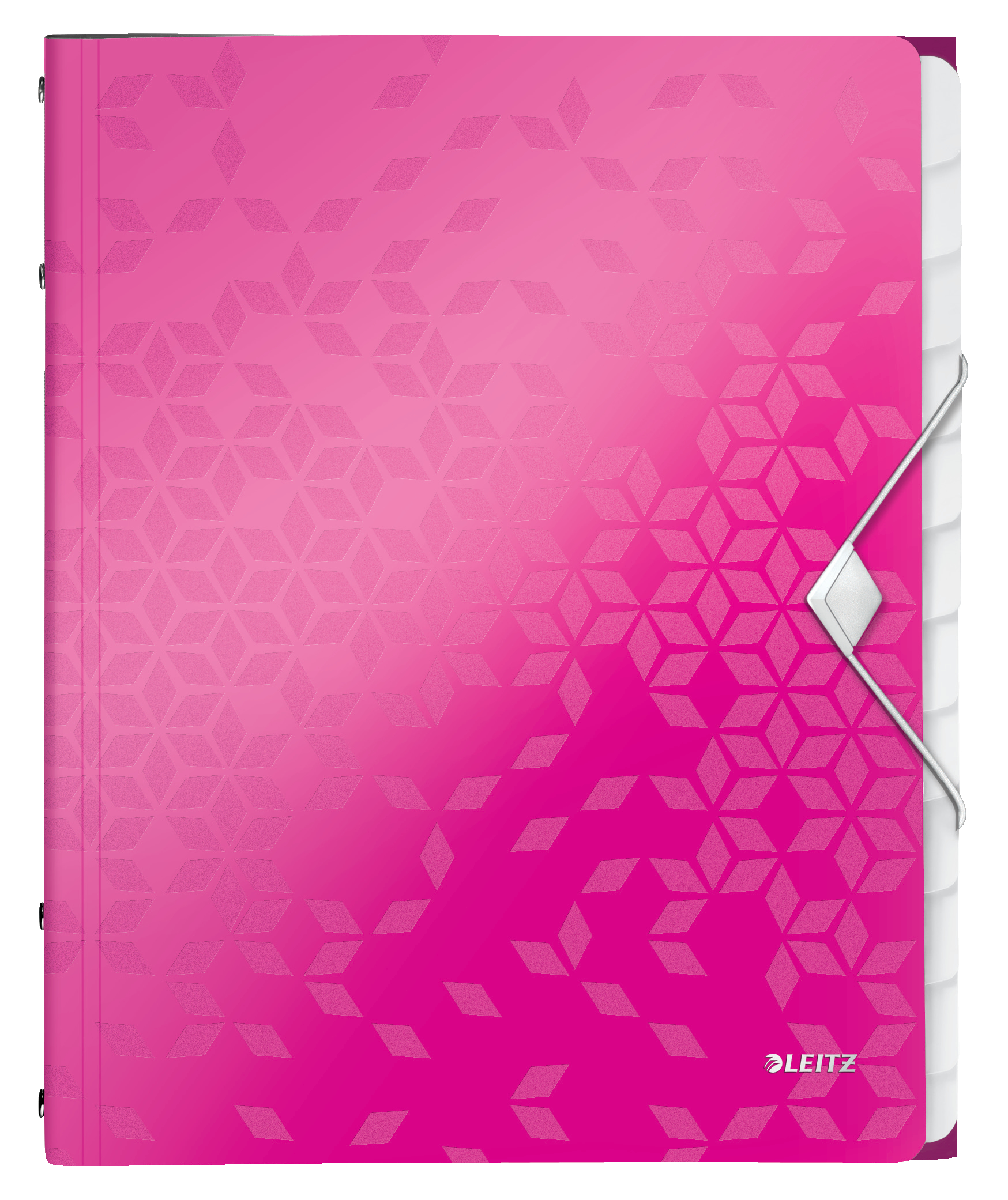 L:DIVIDER BOOK WOW A4 PP 12TABS PINK