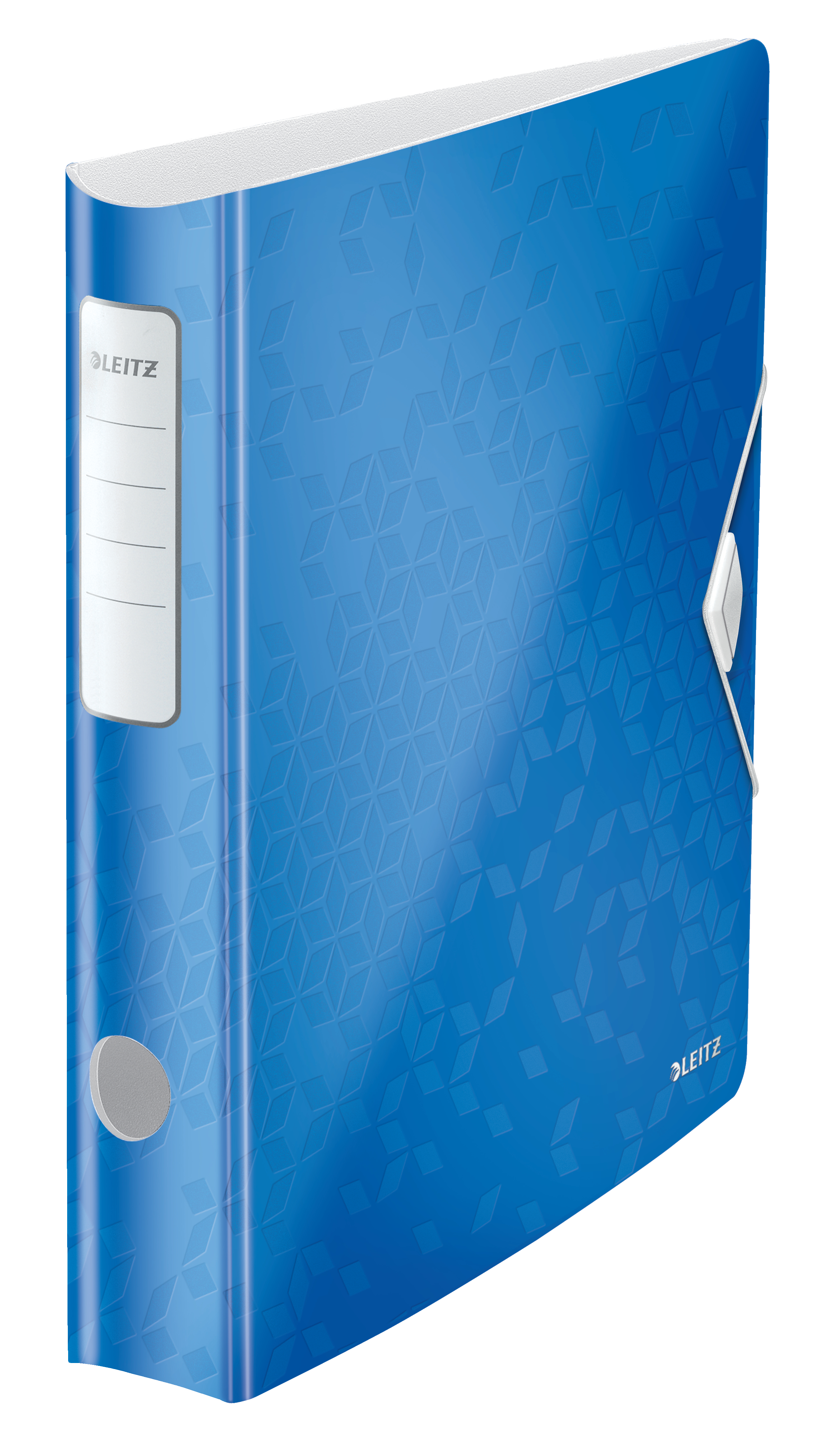Leitz WOW Active 180° Lever Arch File, Polypropylene, 50mm Spine, A4, Metallic Blue - Outer Carton Of 5