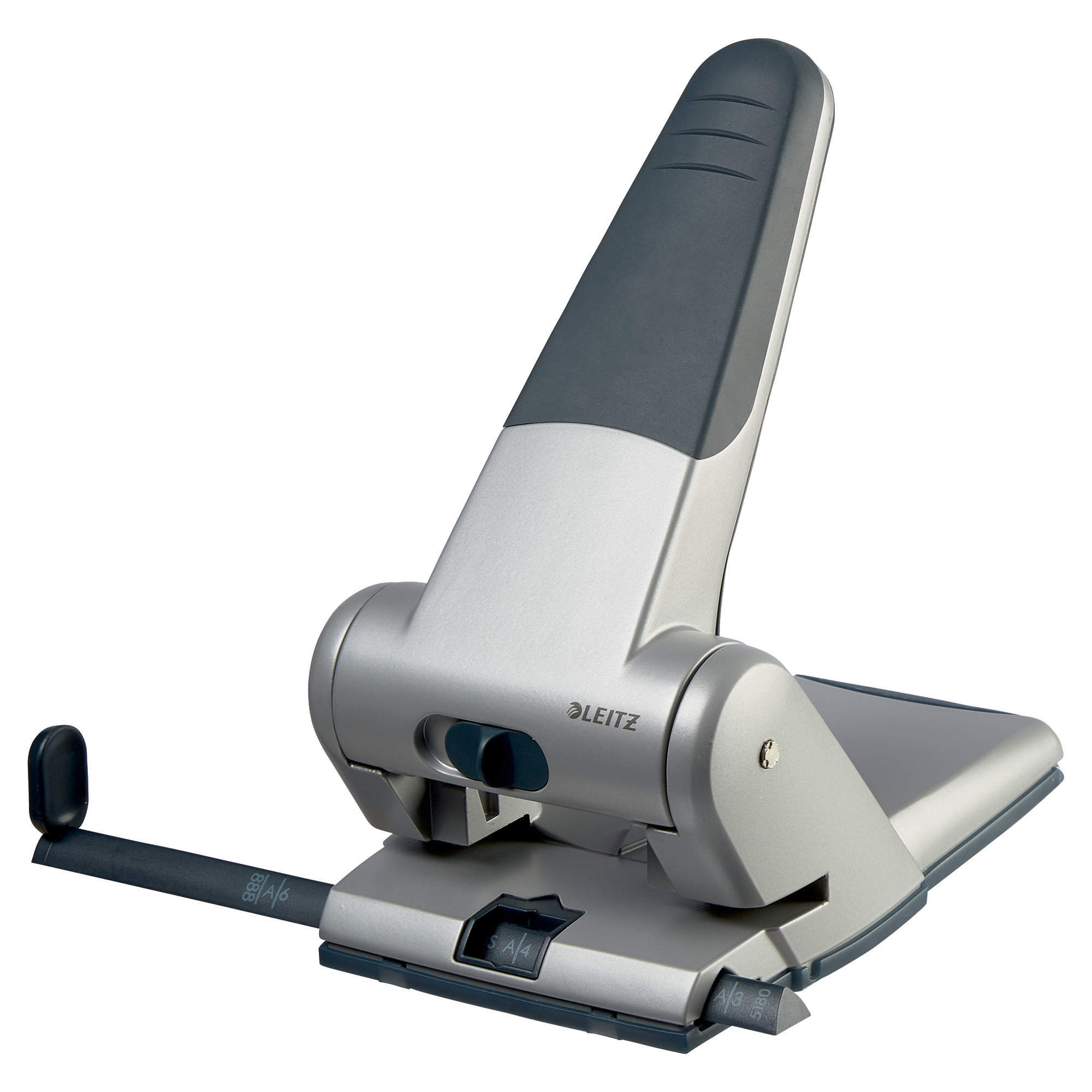 Leitz Heavy Duty Hole Punch, Punches Up To 65 Sheets, Silver