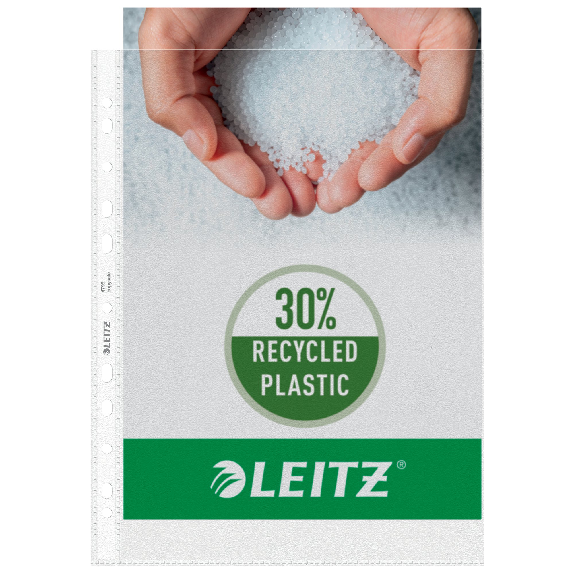 L:POCKET A4 RECYCLED PP 65Âµ 25PCS TRAN
