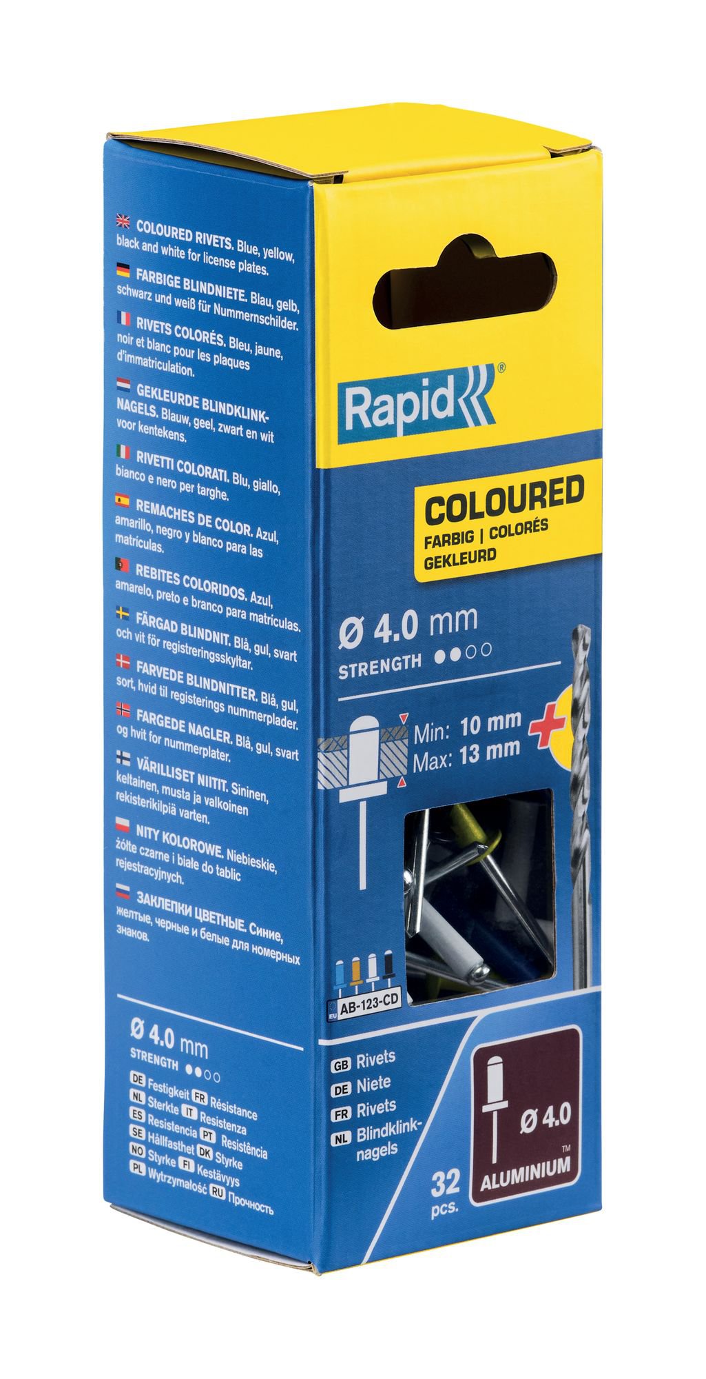 R:RIVETSÃ4X16MMAUTOMO.4COL(32)