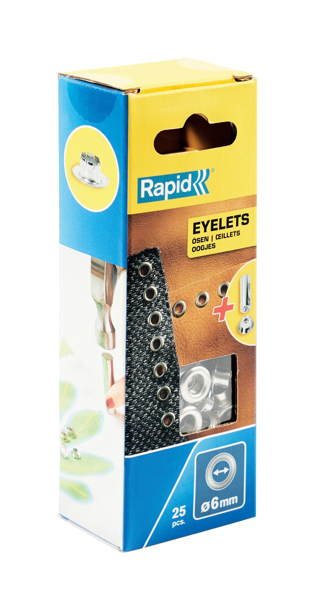 R:EYELETS6MMBLIS(25)+2METTOOLS