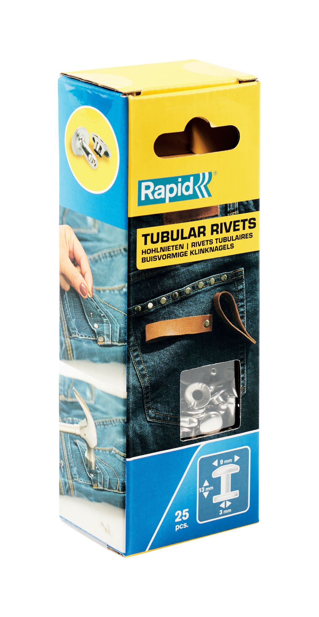 R:TUBULRRIVETS9X13MMBLISTR(25)