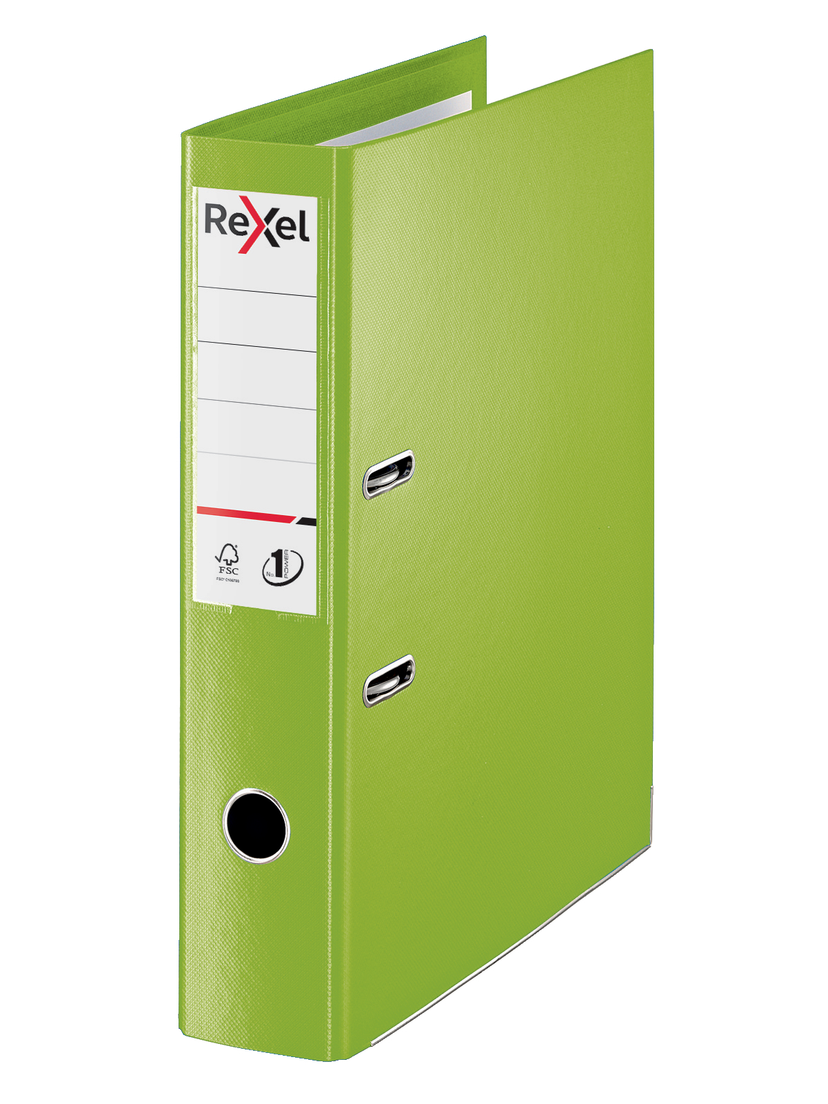 Rexel Choices Lever Arch File Polypropylene Foolscap 75mm Spine Width Green (Pack 10)