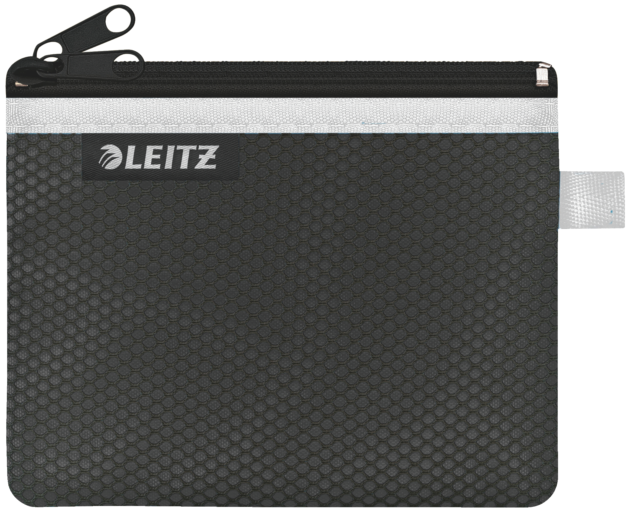 L: 2-POCKET POUCH WOW S SIZE, BLACK