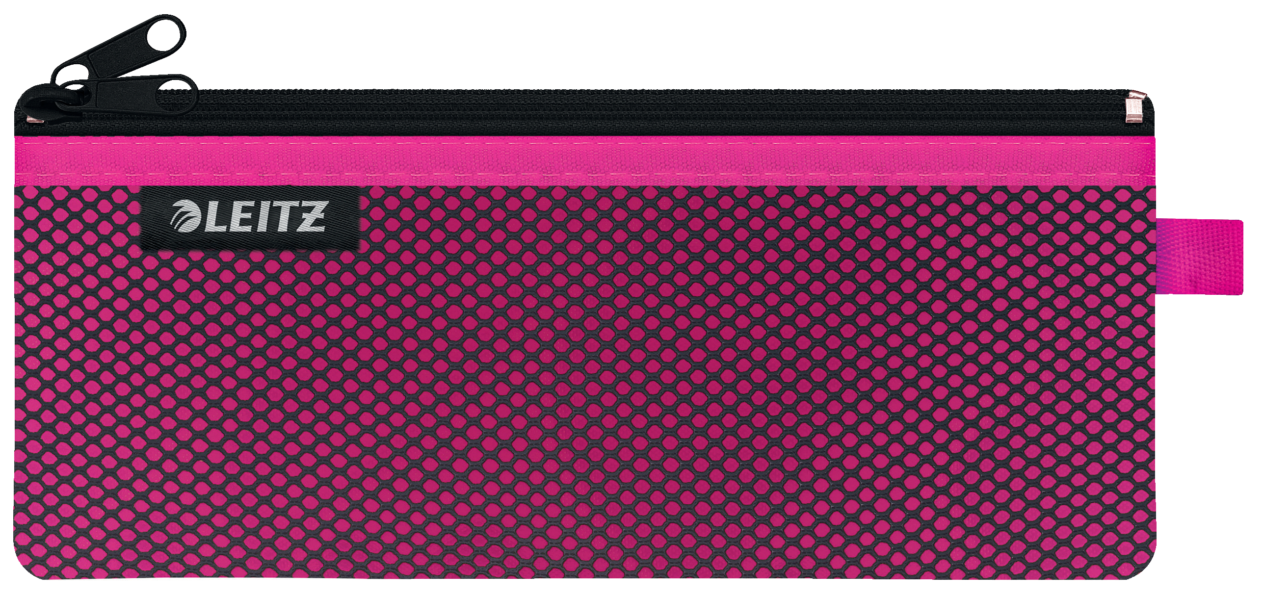 L: 2-POCKET POUCH WOW M SIZE, PINK