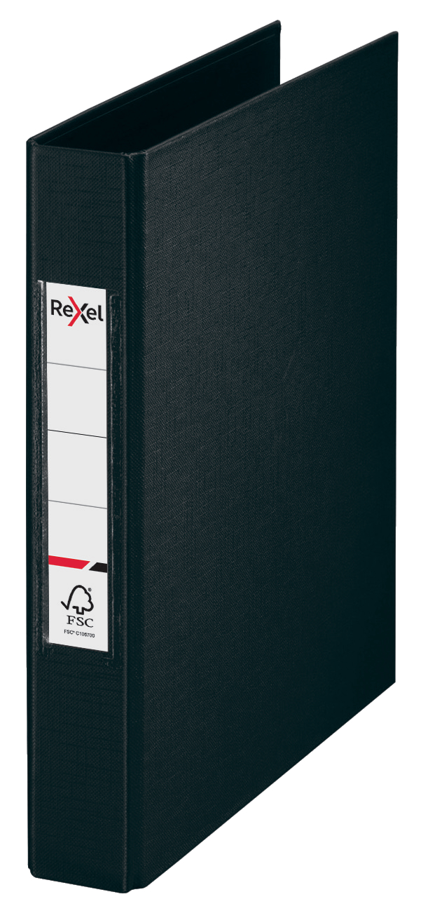 RX:RINGBINDER CHOICES A5 25MM 2RR BLACK