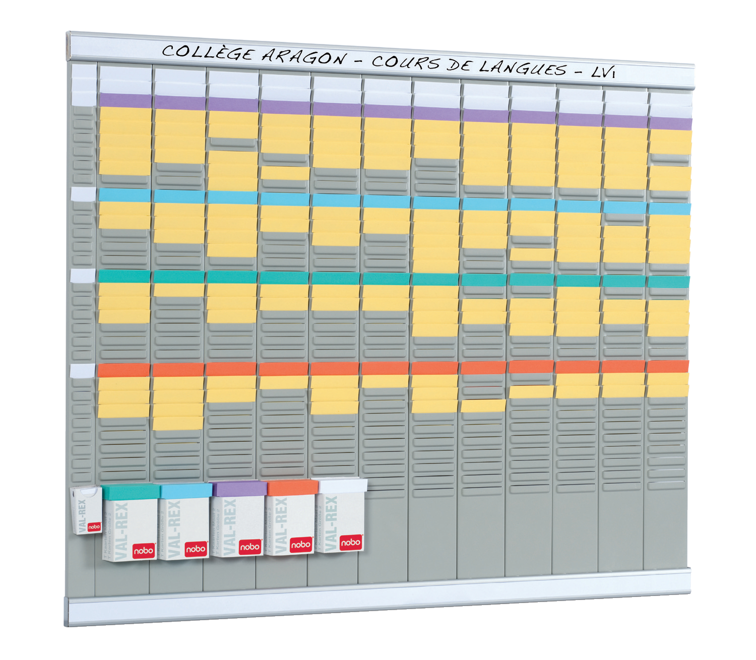 Nobo T-Card Professional Planner 12 columns, 32 slots