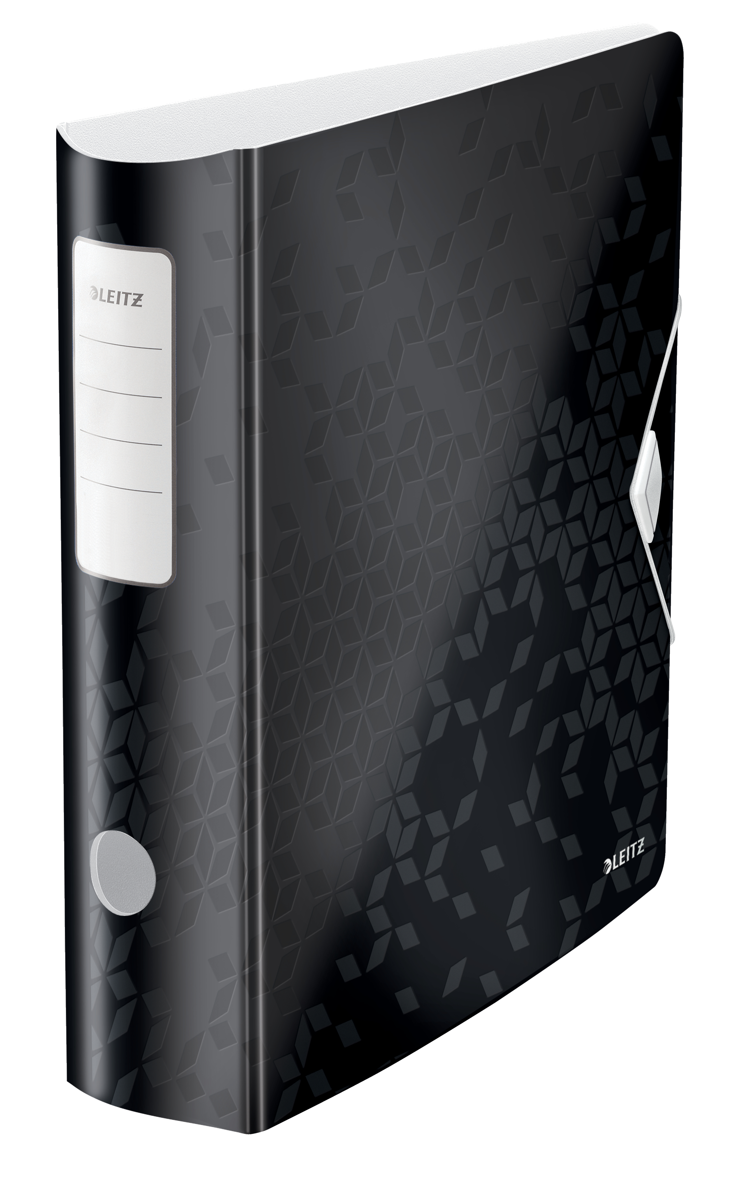 Leitz WOW Active 180° Lever Arch File, Polypropylene, 75mm Spine, A4, Black - Outer Carton Of 5