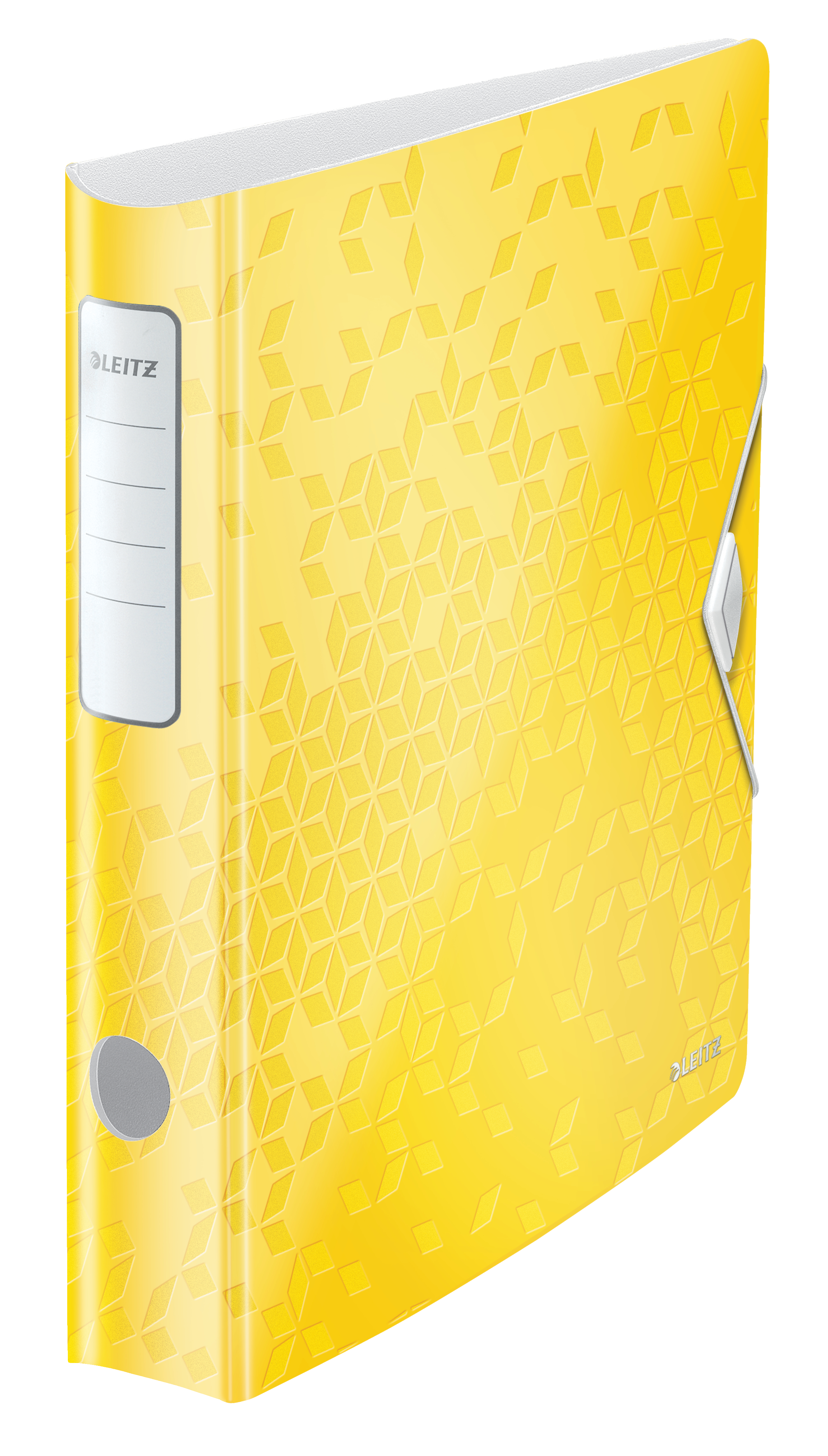 Leitz WOW Active 180° Lever Arch File, Polypropylene, 50mm Spine, A4, Yellow - Outer Carton Of 5