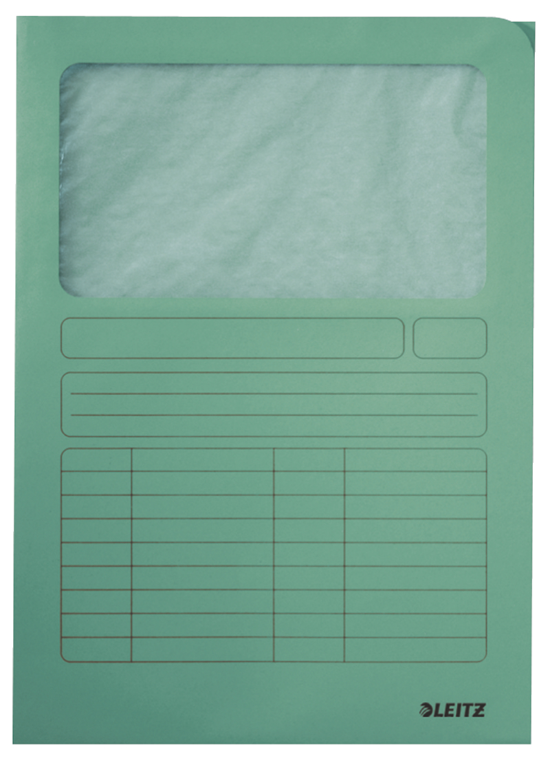 L:WINDOW FOLDER A4 LIGHT GREEN