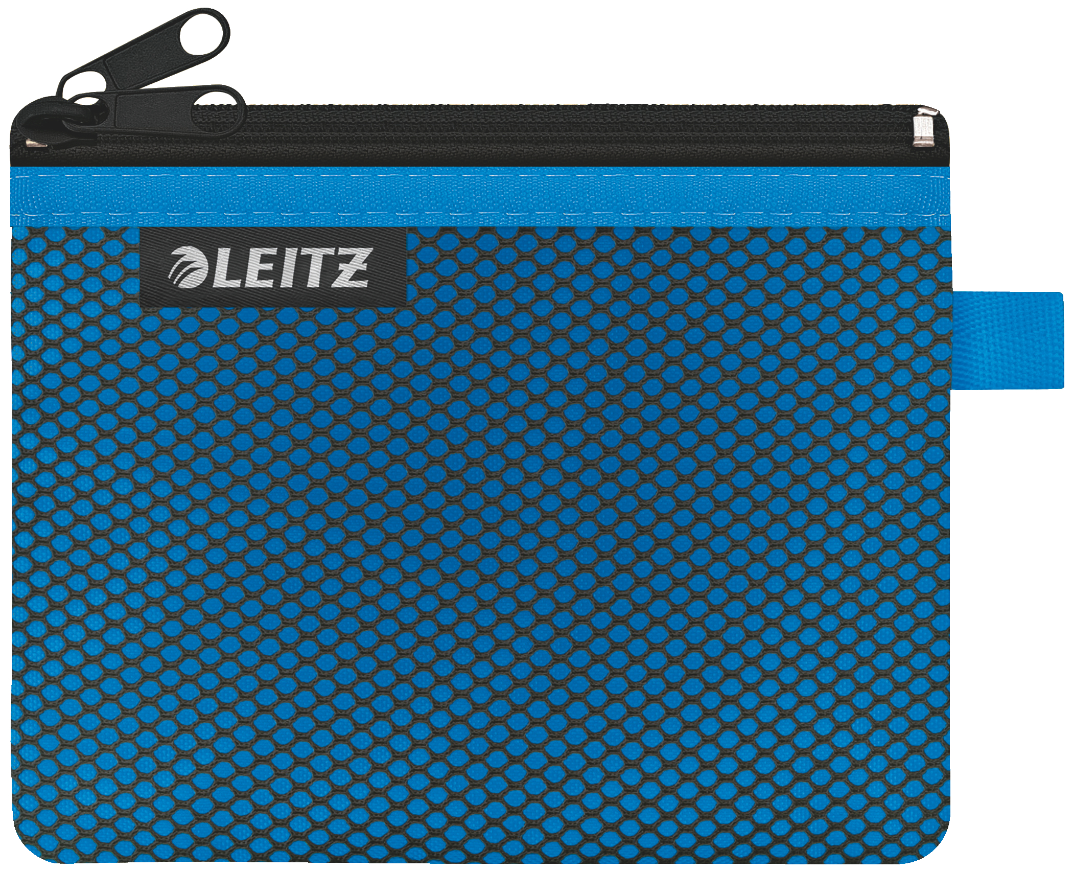 L: 2-POCKET POUCH WOW S SIZE, BLUE