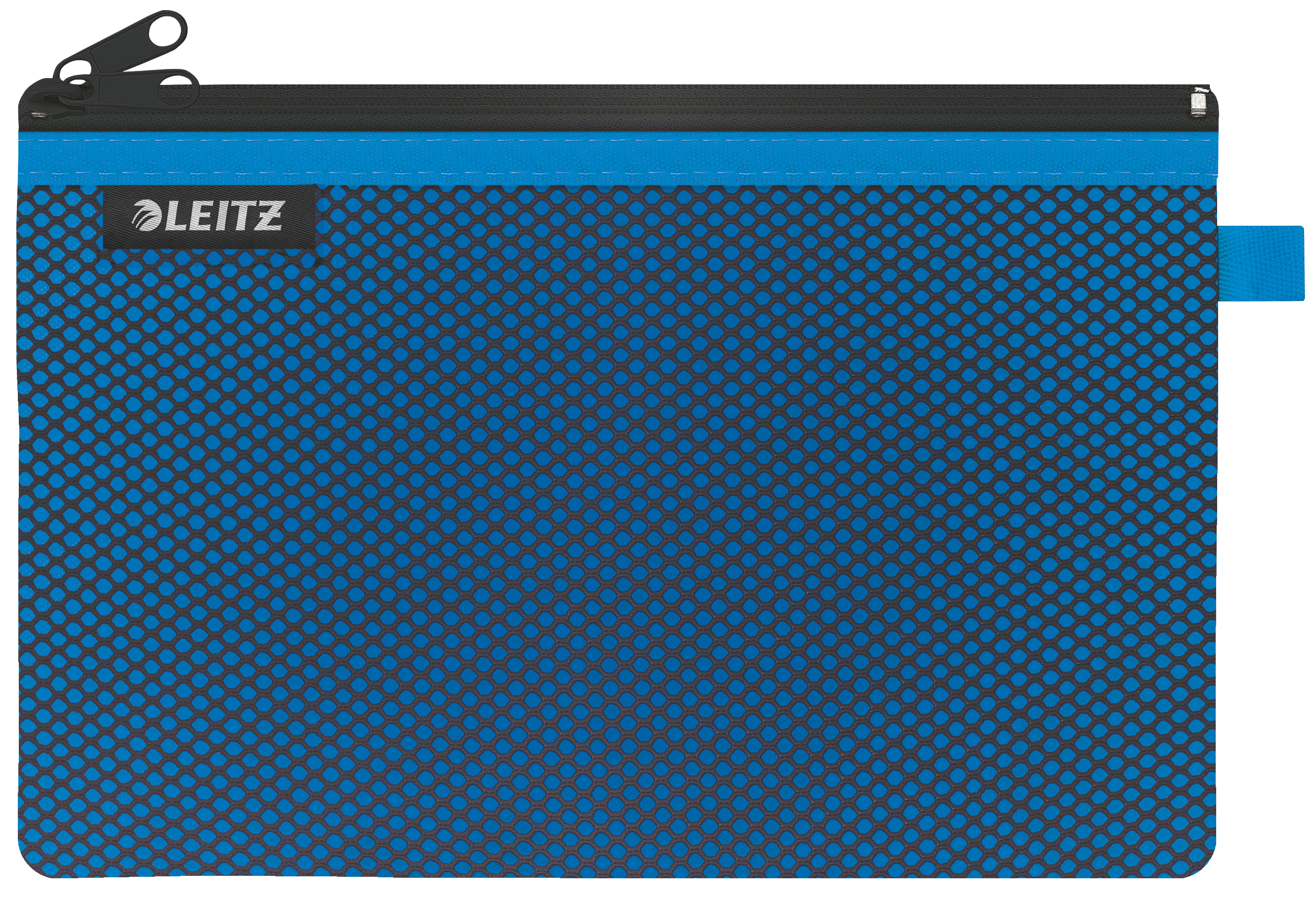 L: 2-POCKET POUCH WOW L SIZE, BLUE