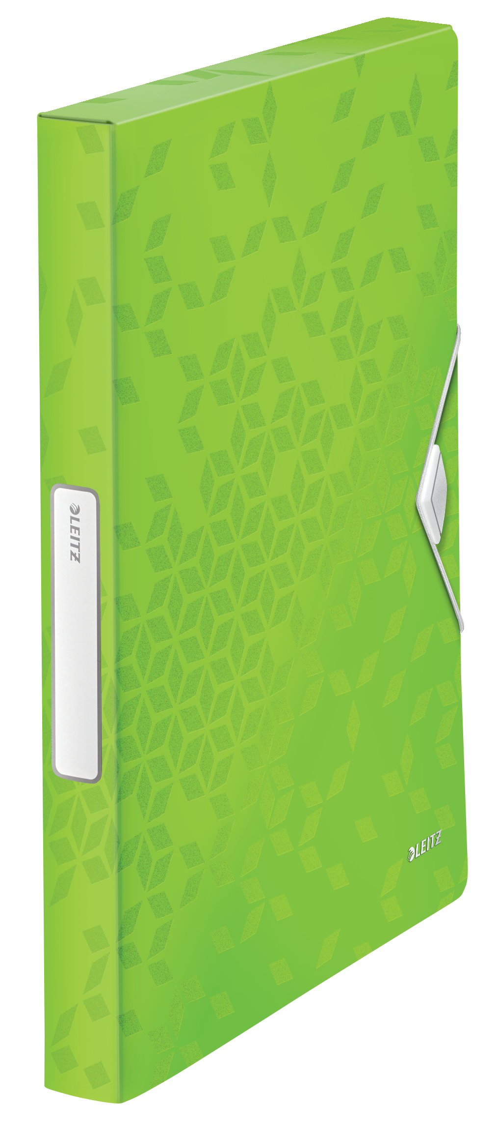 Leitz WOW Box File. Polypropylene. A4. Spine Width 30mm. 250 Sheet Capacity. Green - Outer carton of 5