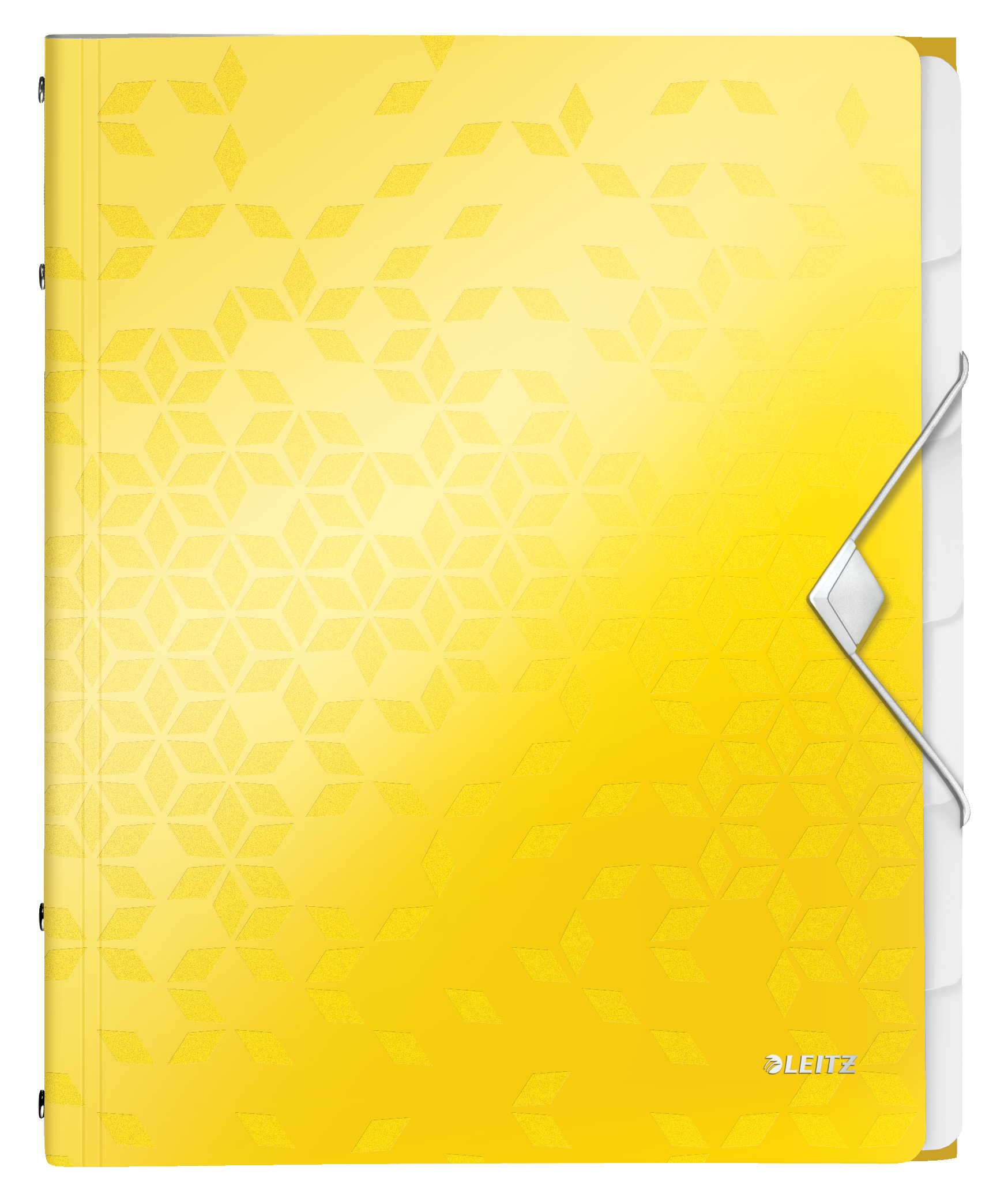 L:DIVIDER BOOK WOW A4 PP 6TABS YELLOW