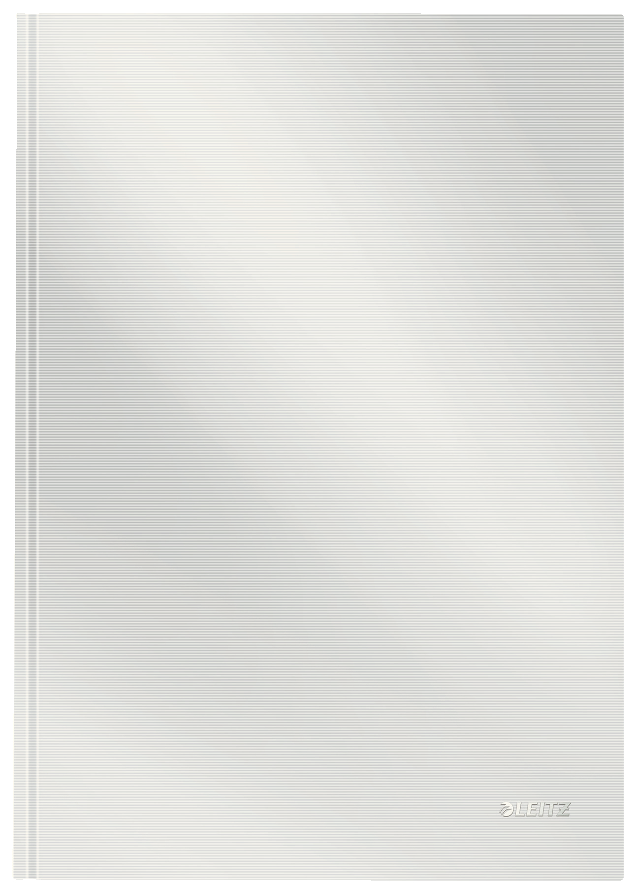 Leitz Solid. Hardcover Ruled Notebook. Casebound. 80 Sheets Of High Opacity Paper. A4. White - Outer Carton Of 6
