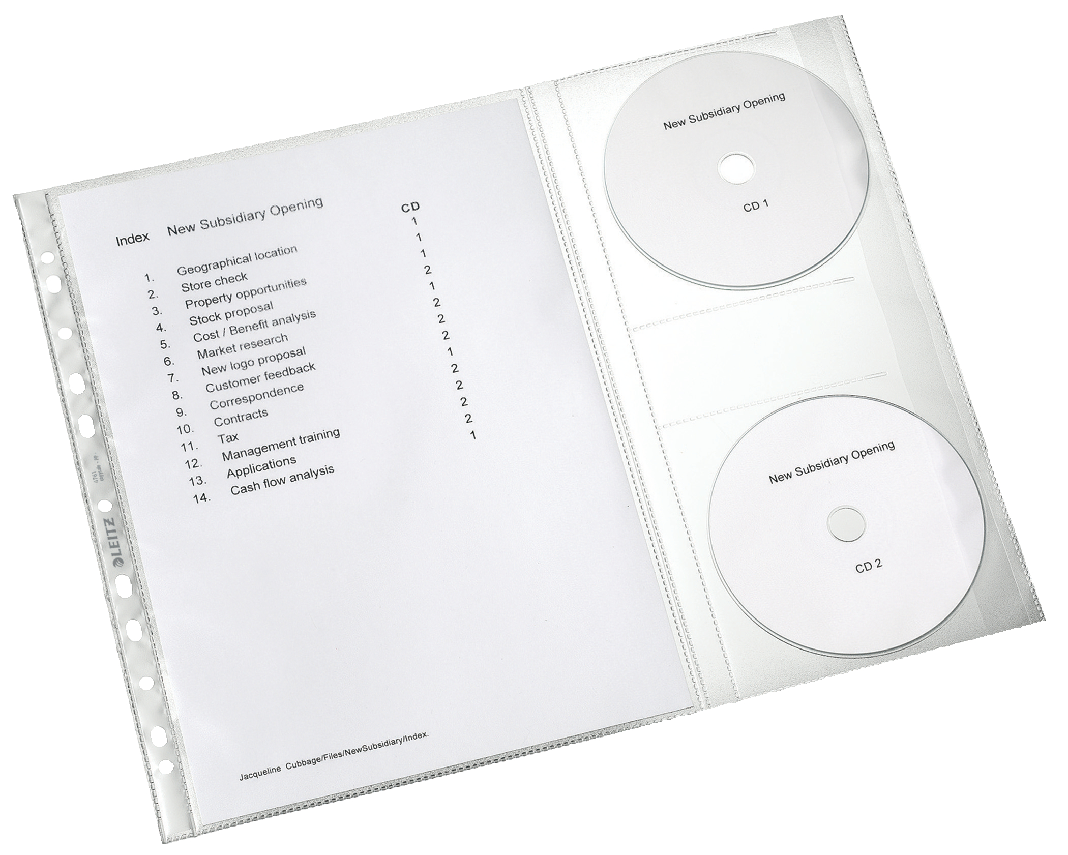 L:POCKET A4 RECYCLED PP 130Âµ 5PCS TR.