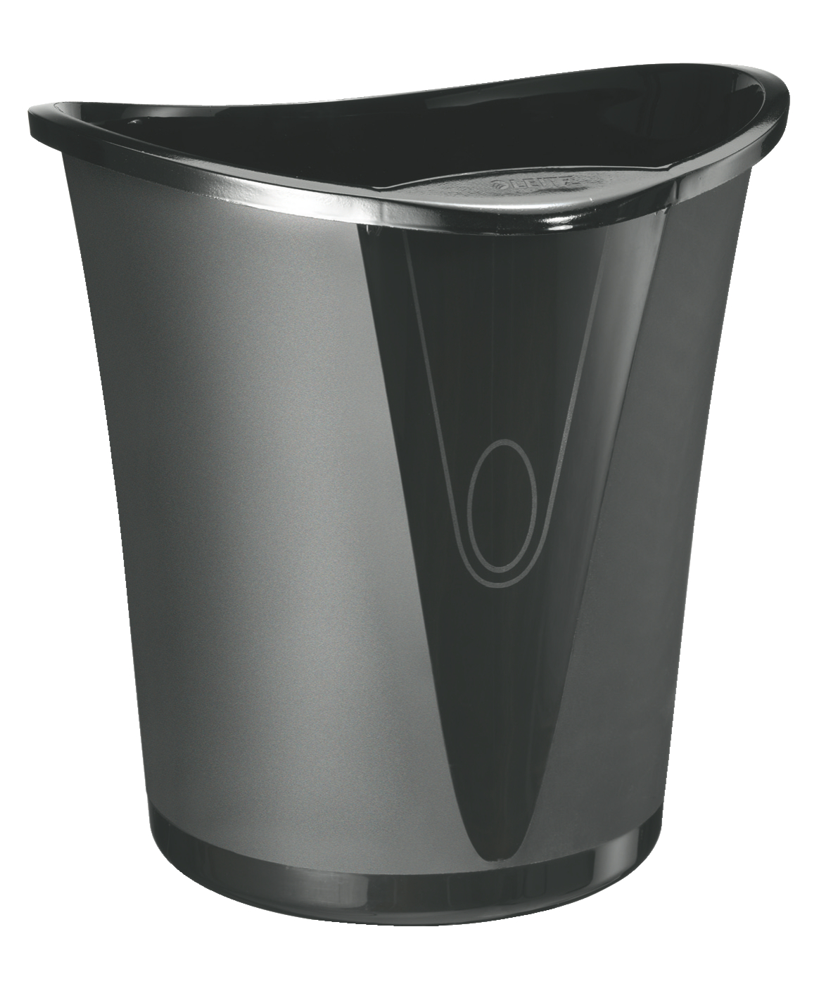L:WASTE BIN ALLURA 18L BLACK