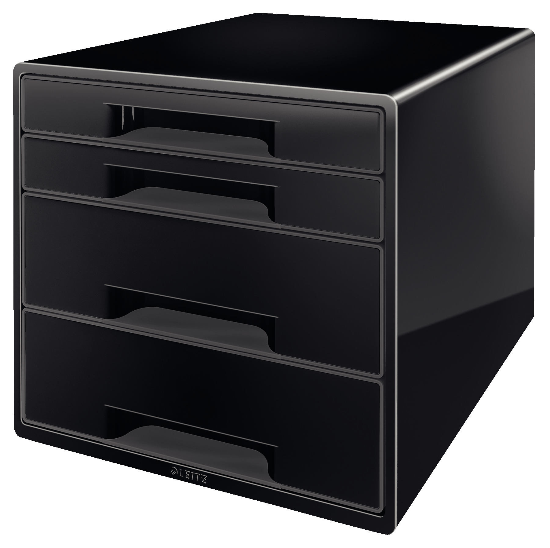 L:DRAWER CABINET CUBE 4 DRAWER BLACK