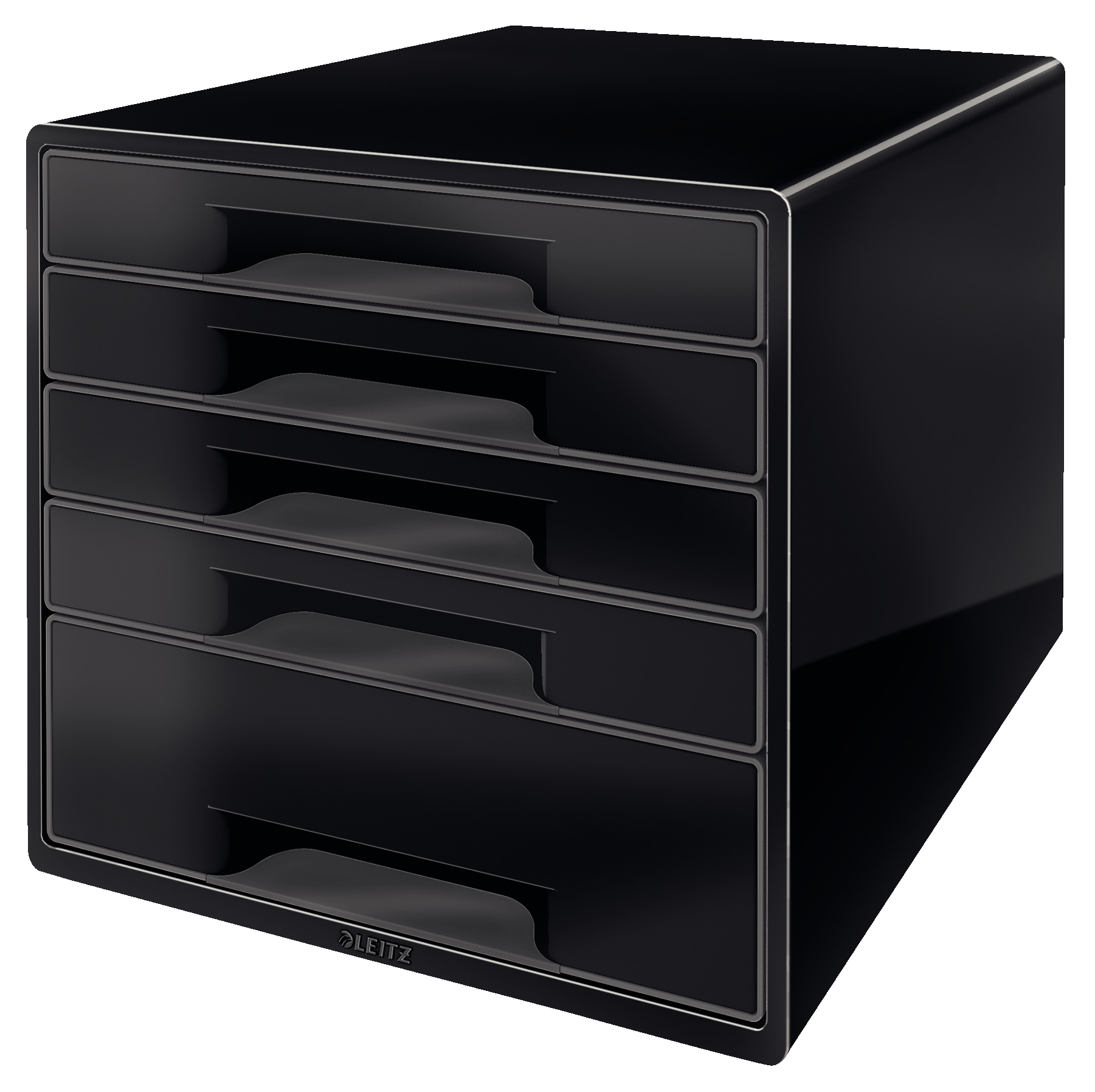 L:DRAWER CABINET CUBE 5 DRAWER BLACK