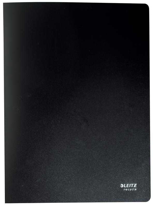Leitz Recycled Polypropylene Display Book 20 Pockets A4 Black 46760095