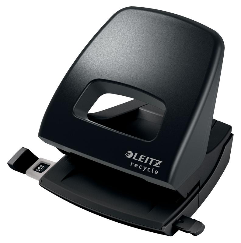 Leitz NeXXt Recycled Hole Punch 30 Sheets Black 50030095