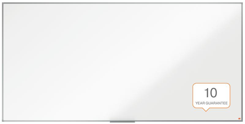 Nobo Essence Non Magnetic Melamine Whiteboard Aluminium Frame 2400x1200mm