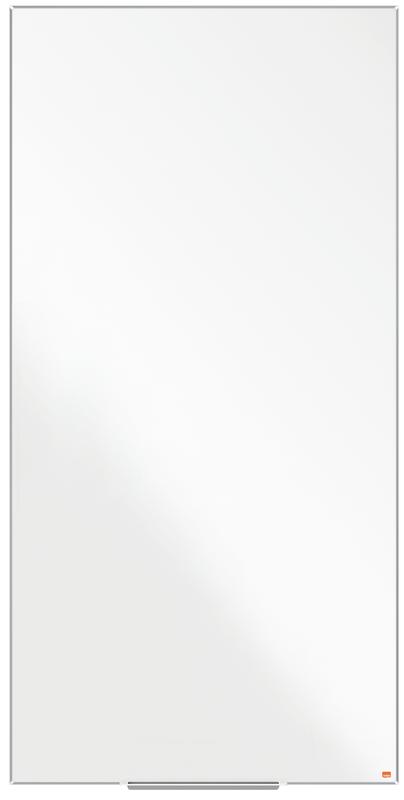 Nobo Premium Plus Non Magnetic Melamine Whiteboard Aluminium Frame 2400x1000mm