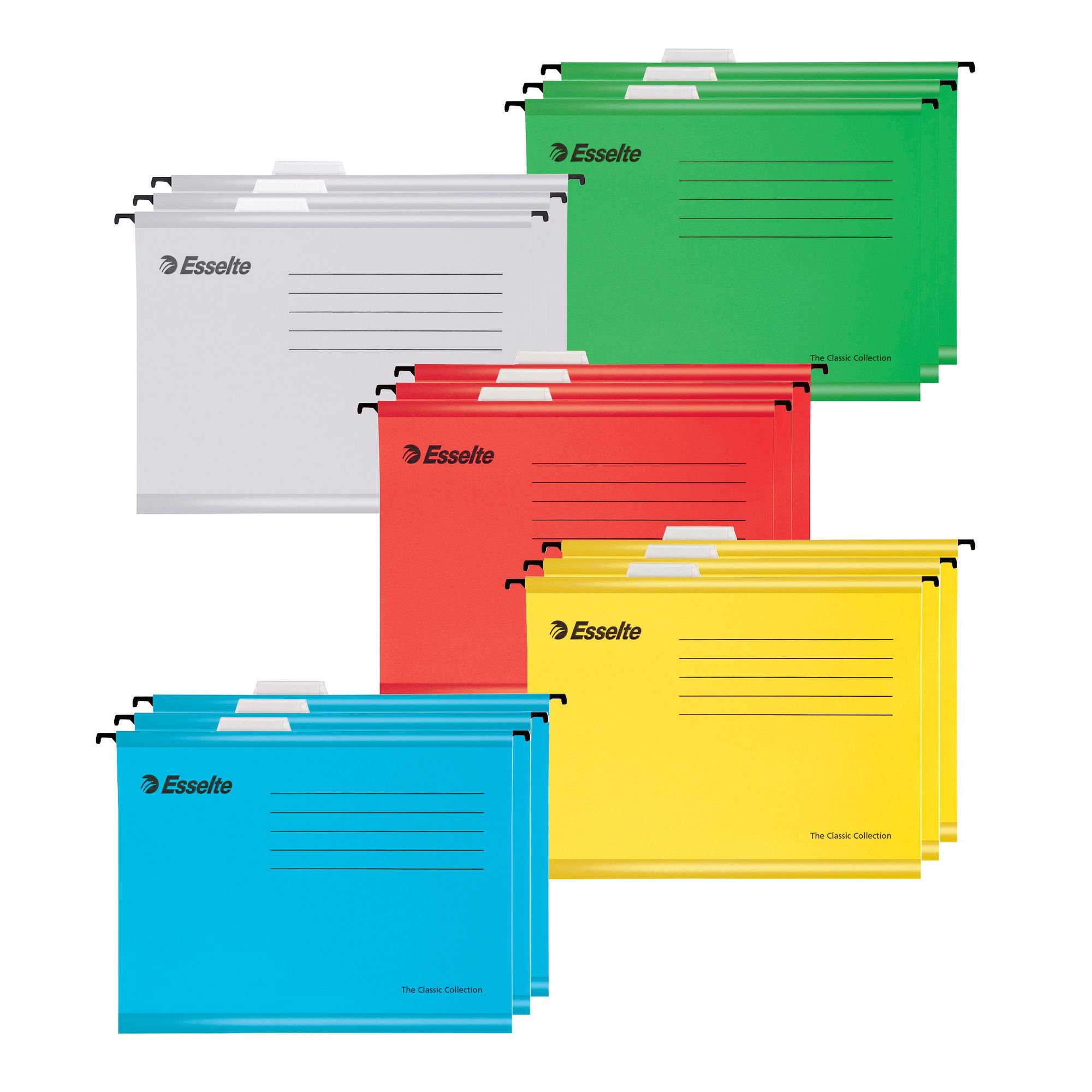 E:SUSP FILE CLASSIC A4 ASSORTED 15 PCS