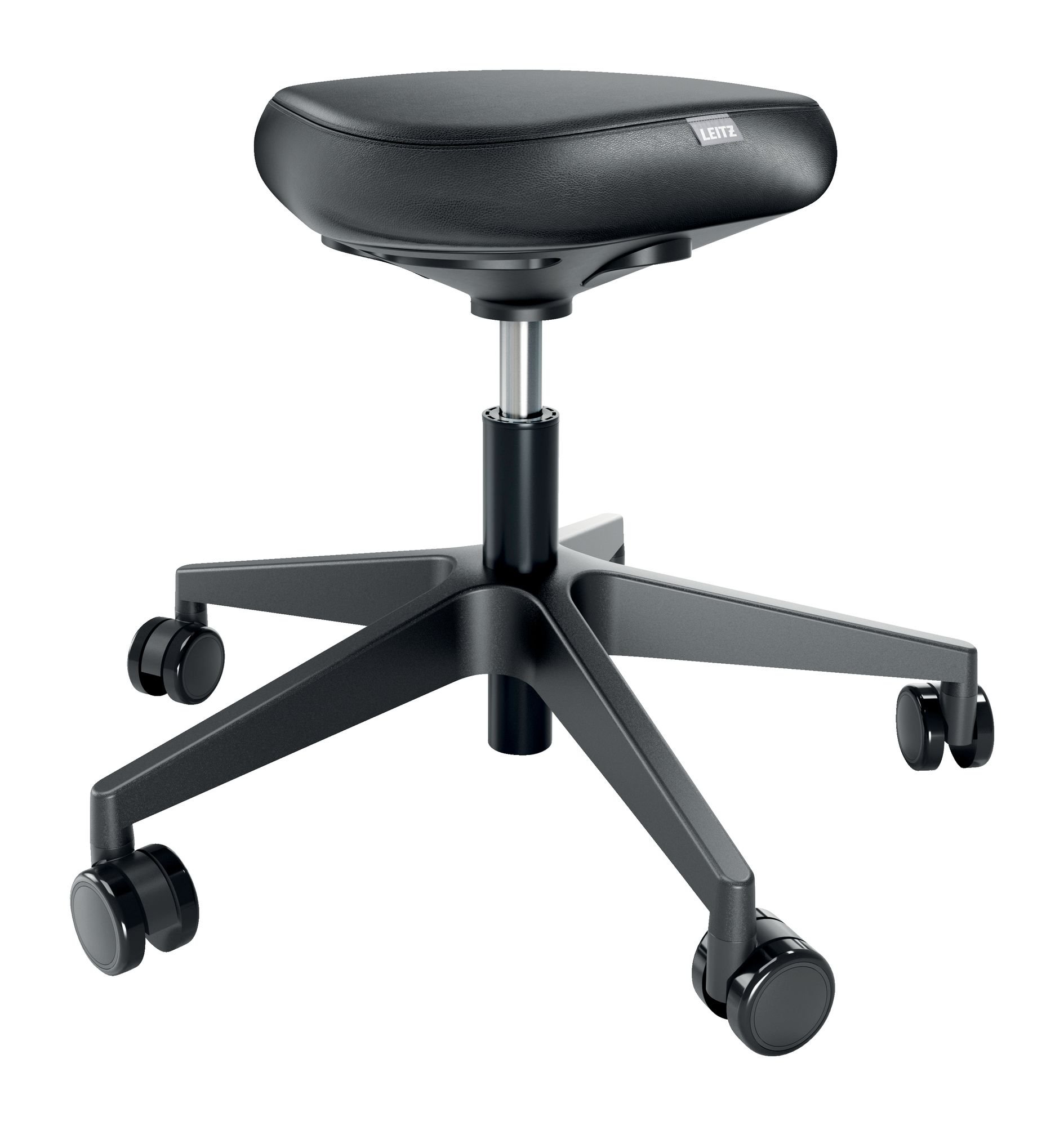 LEITZ ERGO SITTING STOOL WITH CASTORS
