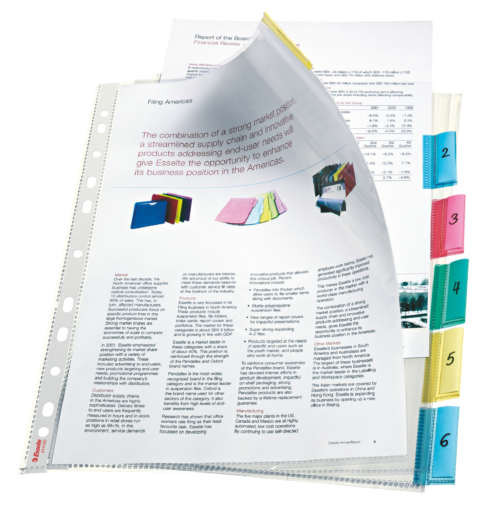 E:INDEX POCKET PREMIUM A4PP 6TAB 130Âµ C