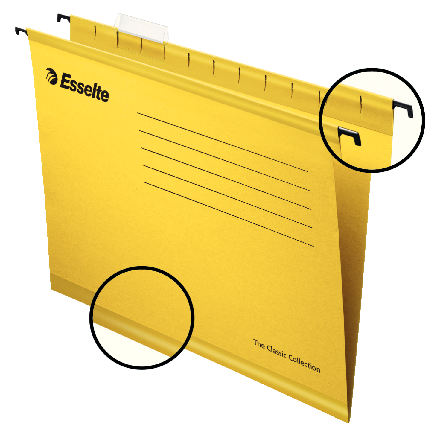 E:SUSP.FILE CLASSIC FC 25PCS YELLOW