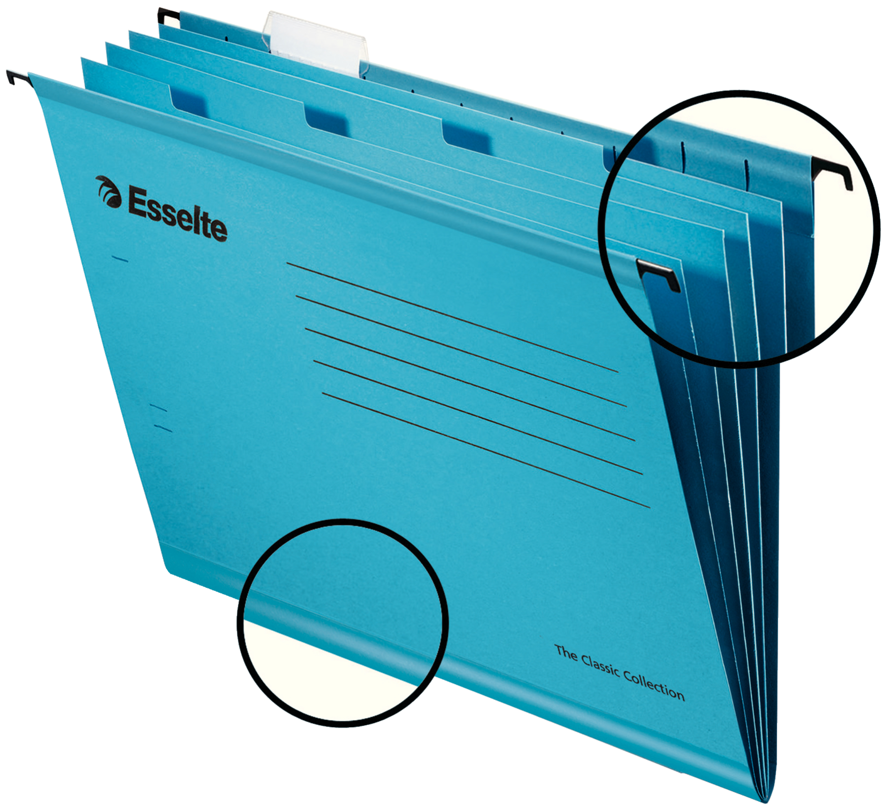 E:SUSP.DIVIDER CLASSIC A4 10PCS BLUE