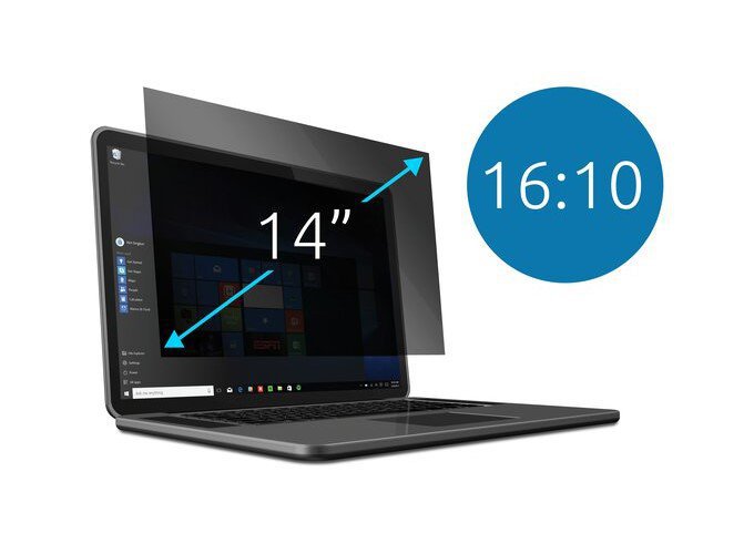 K:PRIVACYFILTER14" WIDE16:10 2WREMOVABLE