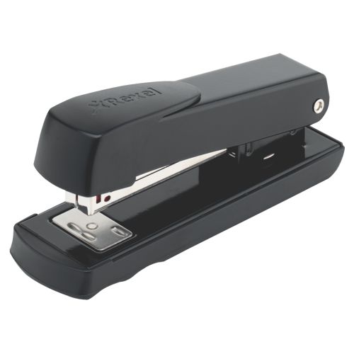 Rexel Meteor Stapler Half Strip Throat 65mm Black Ref 2100019