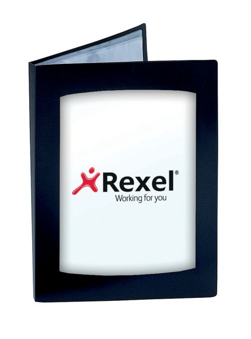 Rexel+Clearview+A3+Display+Book+24+Pocket+Black+10405BK
