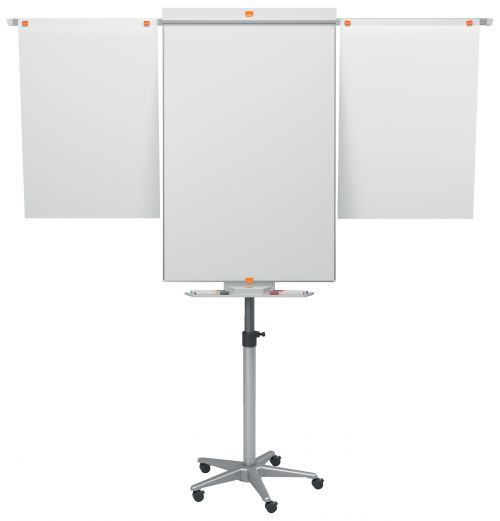 Nobo+Classic+Nano+Clean+Mobile+Flipchart+Easel+Magnetic+with+Extension+Arms+Magnetic+700x745mm+Silver+1901920