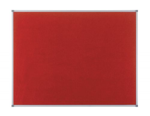 Nobo+Classic+Red+Felt+Noticeboard+Aluminium+Frame+1200x900mm+1902260