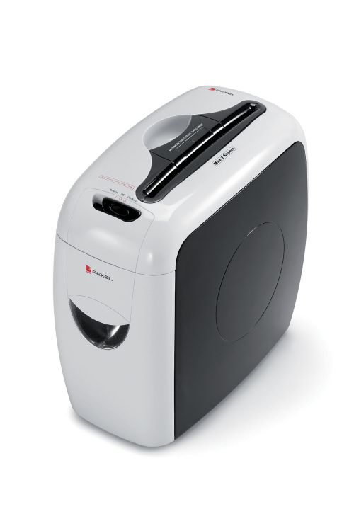 Rexel+Style%2B+Manual+Cross+Cut+Shredder+for+Home+or+Small+Office+Use%2C+7+sheet+capacity%2C+12L+Removable+Bin%2C+White