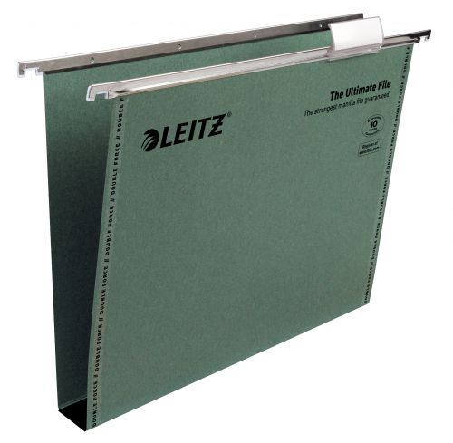 Leitz+Ultimate+Clenched+Bar+A4+Suspension+File+Card+30mm+Green+%28Pack+50%29+17430055