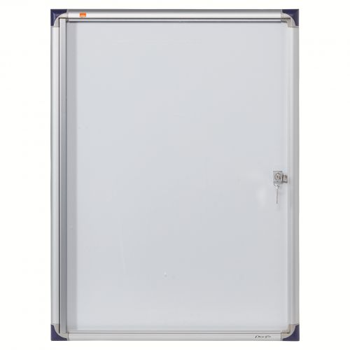 Nobo+Extra+Flat+Magnetic+Whiteboard+Display+Case+Lockable+4+x+A4+550x735mm+1900846