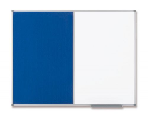 Nobo Classic Combi Blue Felt/Steel Noticeboard 1200x900mm 1902258