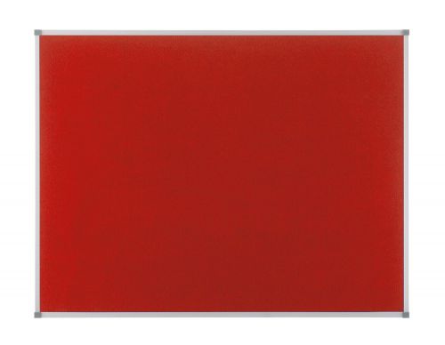 Nobo+Essence+Felt+Notice+Board+Red+1200x900mm+Ref+1904067