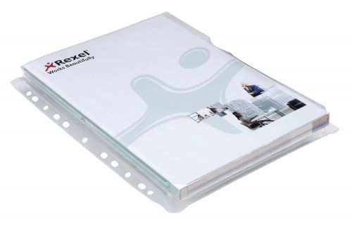 Rexel Nyrex Pocket Punched 4-Hole Full-size Top-opening Extra Capacity