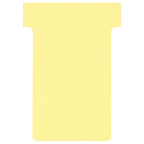 T Cards Nobo T-Cards A50 Size 2 Yellow (Pack 100) 2002004